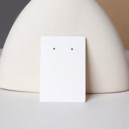 50 Pcs 6x9cm White Cardboards Display Cards Hold for Necklaces Earrings Jewelry Packaging Bags Available Wholesale Supplier