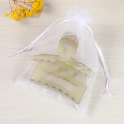 100pcs White Black Organza Bags Jewelry Drawable Mesh Packaging Bag Christmas Pocket Decoration Toy Gift Party Packing Pouch