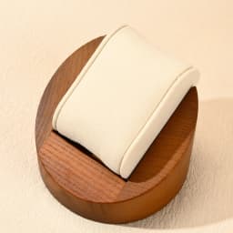 Oirlv Wooden Watch Holder with Pillow Watch Display Stand Watch Storage Box Jewelry Organizer Photography Props Counter Shows