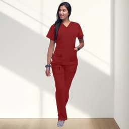 Anti Wrinkle Breathable Hospital Scrubs Uniform Suits Easy-wash Medical Scrub Vendors Surgical Uniform Scrub Suits for Women