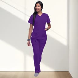 Anti Wrinkle Breathable Hospital Scrubs Uniform Suits Easy-wash Medical Scrub Vendors Surgical Uniform Scrub Suits for Women