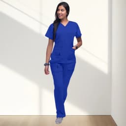 Anti Wrinkle Breathable Hospital Scrubs Uniform Suits Easy-wash Medical Scrub Vendors Surgical Uniform Scrub Suits for Women