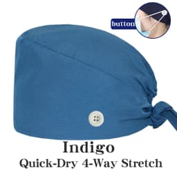 Quick-Dry Spandex Medical Caps Soft Hospital Surgical Hats Dental Clinic Scrub Caps Beauty Salon SPA Work Headwear MSG-02