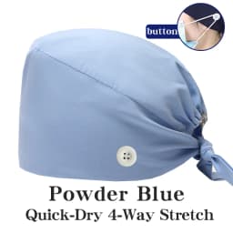 Quick-Dry Spandex Medical Caps Soft Hospital Surgical Hats Dental Clinic Scrub Caps Beauty Salon SPA Work Headwear MSG-02