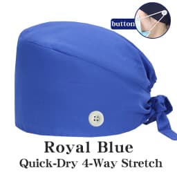 Quick-Dry Spandex Medical Caps Soft Hospital Surgical Hats Dental Clinic Scrub Caps Beauty Salon SPA Work Headwear MSG-02