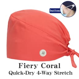 Quick-Dry Spandex Medical Caps Soft Hospital Surgical Hats Dental Clinic Scrub Caps Beauty Salon SPA Work Headwear MSG-02