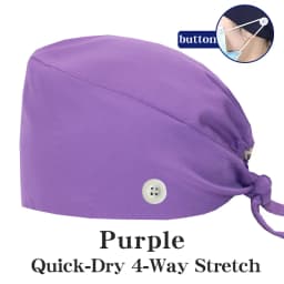 Quick-Dry Spandex Medical Caps Soft Hospital Surgical Hats Dental Clinic Scrub Caps Beauty Salon SPA Work Headwear MSG-02