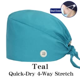 Quick-Dry Spandex Medical Caps Soft Hospital Surgical Hats Dental Clinic Scrub Caps Beauty Salon SPA Work Headwear MSG-02
