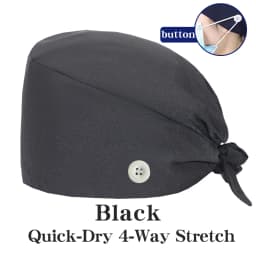 Quick-Dry Spandex Medical Caps Soft Hospital Surgical Hats Dental Clinic Scrub Caps Beauty Salon SPA Work Headwear MSG-02