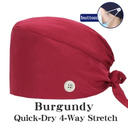 Quick-Dry Spandex Medical Caps Soft Hospital Surgical Hats Dental Clinic Scrub Caps Beauty Salon SPA Work Headwear MSG-02