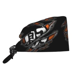 Custom DBZ Goku Japan Comic Cleaning Working Cap Cool Men Women Saiyan Scrub Cap Surgicals Hat Nurse Scrubs Hat For Dentist