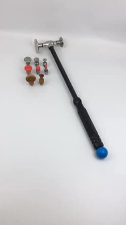 Car Dent Repair Hammer Body Repair Percussion Leveling Hammer Replaceable Traceless Repair Tool Carbon Fiber and Stainless Steel