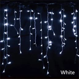 Christmas Lights Outdoor Decoration 5m Droop 0.4-0.6m Led Curtain Icicle String Lights Garden Xmas Party Decorative Lights