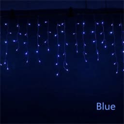 Christmas Lights Outdoor Decoration 5m Droop 0.4-0.6m Led Curtain Icicle String Lights Garden Xmas Party Decorative Lights