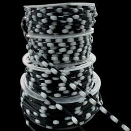 DC5V/12V 1000ct Pixels 1.5cm-20cm Pitch WS2811 LED Seed Pixel String Light RGB IC Addressable Full Color IP67 3Pin Black Wire