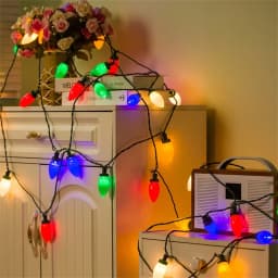 6.5M 30 LED Strawberry Christmas Lights Outdoor Fairy Light Strawberry Christmas String Light for Wedding Party Tree Decor