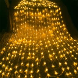 3x2/3x3/6x3M LED Meteor Shower Rain Waterfall Curtain Lights Christmas LED String Lights Window Waterfall Fairy Icicle Lights