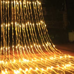 3x2/3x3/6x3M LED Meteor Shower Rain Waterfall Curtain Lights Christmas LED String Lights Window Waterfall Fairy Icicle Lights