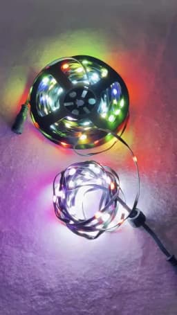 DC12V 20AWG Green Wire Milky Lenses 5cm/10cm Pitch 50ct/100ct/200ct Seed LED Pixel String Light WS2811 RGB Addressable IP67