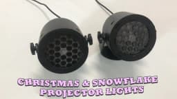 Christmas LED Snowflake Lights Projector for Indoor/Outdoor Garden Patio Yard House Wall Holiday Projector for Xmas New Year