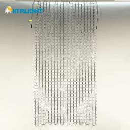 DC12V 5cm Spacing 1M (20 Pixels) * 2M (40 Pixels) Addressable RGB Intelligent Bold LED Pebble/Seed Flexible Matrix Grid Screen