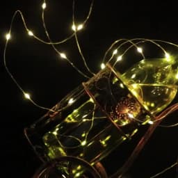 10PCS/Lot LED Wine Bottle Lights with Cork Fairy Mini String Lights Liquor Bottles Crafts Party Wedding Decoration