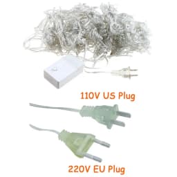 220V 110V Connectable Icicle String Lights Waterproof Christmas Icicle Lights Outdoor
