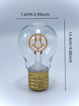 A70 Rechargeable Light Bulb Modeling Plasti Dimmable Creative Decorative Lamp Holiday Wedding Christmas Decor For Pendant Lamp
