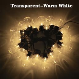 Solar Led Fairy Lights Outdoor Garland Street G50 Bulb String Light For Garden Holiday Christmas Decoration