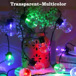 Solar Led Fairy Lights Outdoor Garland Street G50 Bulb String Light For Garden Holiday Christmas Decoration