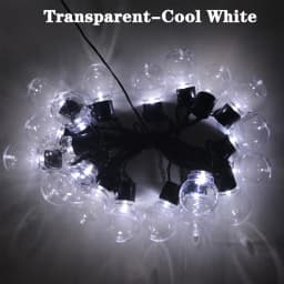 Solar Led Fairy Lights Outdoor Garland Street G50 Bulb String Light For Garden Holiday Christmas Decoration
