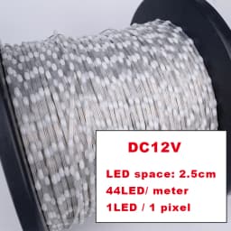 DC12V WS2811 WS2812 SK6812 Dream Color Fairy String Lights RGBIC Addressable Individually Room TV Party Kitchen Decoration