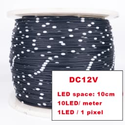 DC12V WS2811 WS2812 SK6812 Dream Color Fairy String Lights RGBIC Addressable Individually Room TV Party Kitchen Decoration