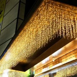 2025 Christmas Decorative Lighting 3M Curtain LED Icicle String Lights with EU/US Plug for Outdoor Garden Wedding Street