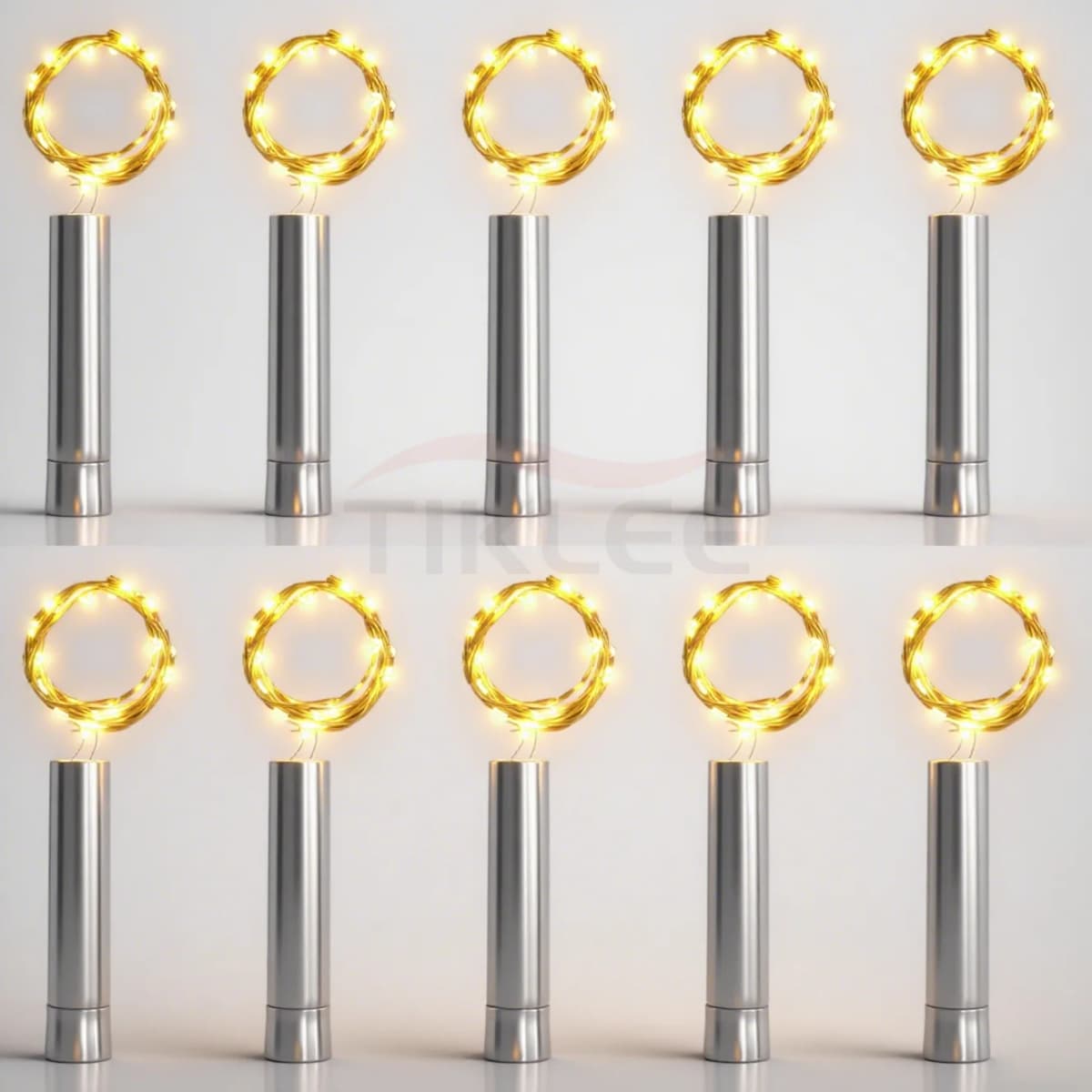 10pcs 2M 20 LED Wine Bottle Cork Light AA Battery Powered Cork Shape Bottle Stopper Fairy Light For DIY Party Wedding Xmas