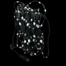 DC5V 12V 20AWG Black Wire Milky Lenses 5cm/10cm Pitch 50ct/100ct/200ct Seed LED Pixel String Light WS2811 RGB Addressable IP67