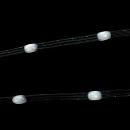 DC5V 12V 20AWG Black Wire Milky Lenses 5cm/10cm Pitch 50ct/100ct/200ct Seed LED Pixel String Light WS2811 RGB Addressable IP67