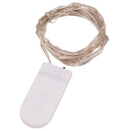 3V Led Silver Wire Fairy Lights Battery Power LED String Light with Switch for Garden Patio Fence Wedding Party Christmas Decor