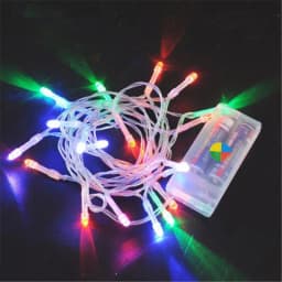 2M/3M/4M/5M/10M LED String Light 3xAA Battery Operated Fairy PVC String Light Party Christmas Wedding New Year Decoration