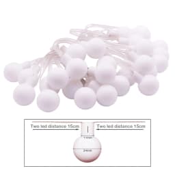DC5V WS2812B Dream Color RGB LED Round Ball String Lights Christmas Party Birthday Decoration Addressable Individually IP67