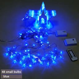 AC110V or 220V Holiday Lighting LED Fairy lights Star Curtain String luminarias Garland Decoration Christmas Wedding Light 3M