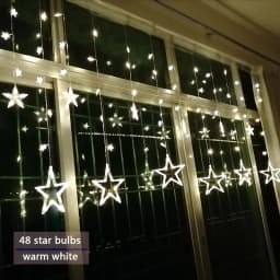 AC110V or 220V Holiday Lighting LED Fairy lights Star Curtain String luminarias Garland Decoration Christmas Wedding Light 3M