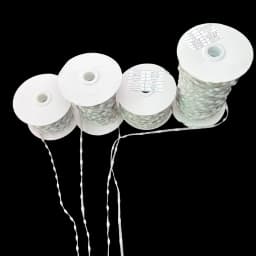 DC5V 15/20/25/30mm/50mm/100mm Pitch SK6812-RGBW LED Pebble Seed Pixel String Light Addressable Full Color IP67 Clear Wire
