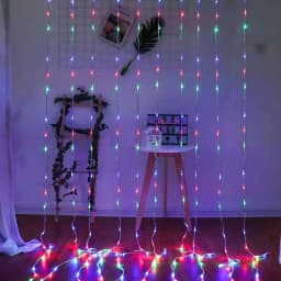LED 3X2/3X3M Waterfall Curtain Icicle String Lights Meteor Shower Garland Fairy Lights for Christmas Wedding Party Garden Decor