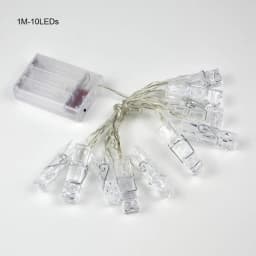 1M 2M Photo Clips String Lights Christmas Fairy Lights Battery-operated Garland Hanging Picture Cards Holder Holiday Lamp Decor