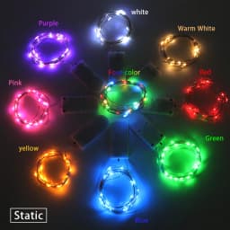 10pcs 1M 2M 3M 5M Copper Wire LED String Lights Holiday Lighting Fairy Garland for Christmas Tree Wedding Party Decoration Natal