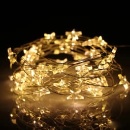 LED Star Copper String Lights 10-60 LED Fairy Light Christmas Party Wedding Decor Home Outdoor Patio Decoration Twinkle Lamps