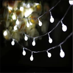 LSDM New Year 1.5/2/3/4/5/10M LED Holiday Fairy Garland Ball String Lights Globe Wedding Home Decoration Battery Rope Lights