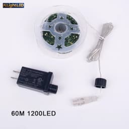 Stars Twinkle Christmas Tree Garland Room Decoration Xmas Fairy Lights Plug in Green Copper Wire String Lights 100m 200m 300m