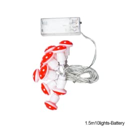 10/20 Leds Mushroom LED Fairy Lights USB/Battery Operated String Light for New Year Christmas Party Gift Garland Pot Fairy Decor